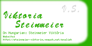 viktoria steinmeier business card
